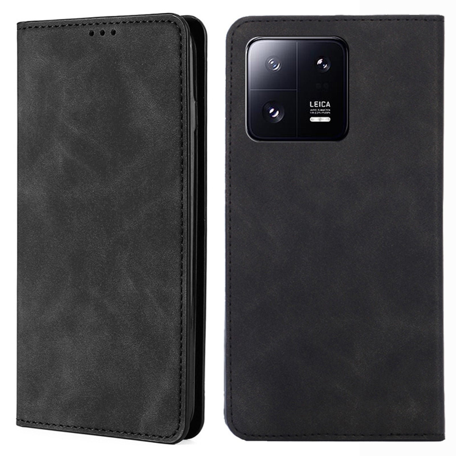 For Xiaomi 13 Pro 5G Magnetic Absorption Flip Cell Phone Cover Skin-touch Feeling PU Leather TPU Card Slot Stand Phone Case For Xiaomi 13 Pro 5G Magnetic Absorption Flip Cell Phone Cover Skin-touch Feeling PU Leather TPU Card Slot Stand Phone Case